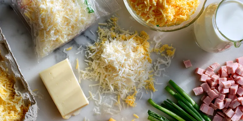 7 Ingredient Hashbrown Crust Quiche