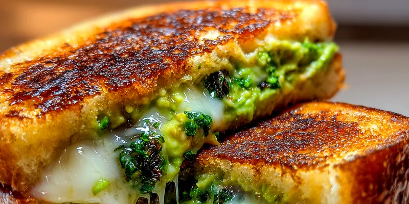 Avocado Cheese Grilled Sandwich