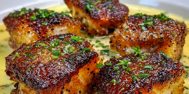 Baked Fish in Creamy Lemon Sauce