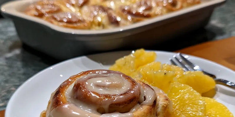 Banana Cinnamon Swirl Rolls