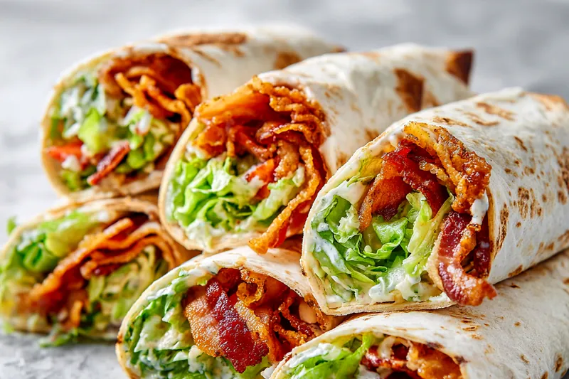 Cooking crispy bacon for wraps