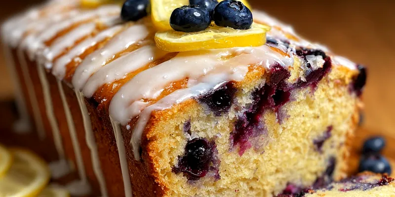 Blueberry Lemon Loaf Cake
