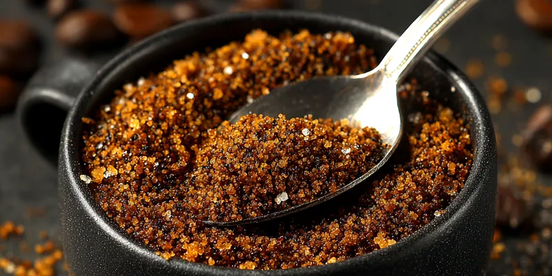 Delicious Bold Smoky Coffee Rub served on a plate