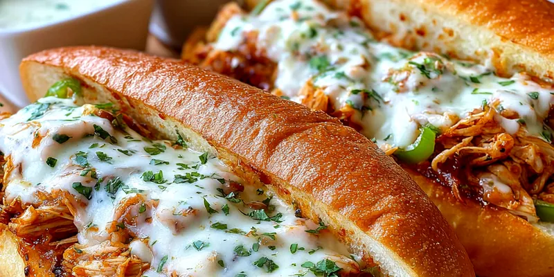 Buffalo Chicken Cheesesteak Sandwich