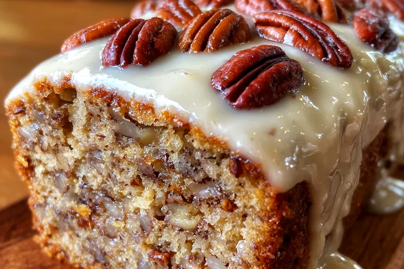 Cooking process for Butter Pecan Loaf Cake