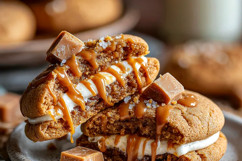 Fresh ingredients for Caramel Cheesecake Stuffed Cookies