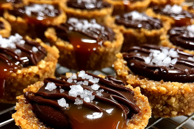 Fresh ingredients for Caramel Chocolate Cookie Cups