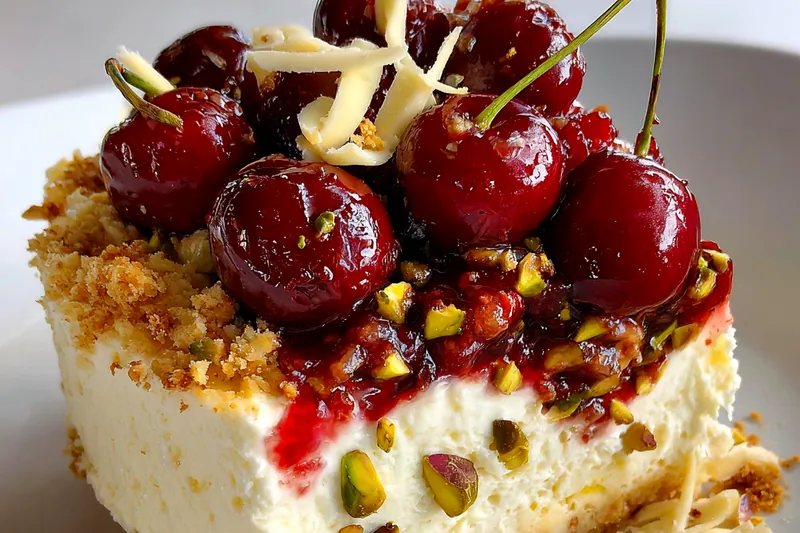 Cooking process for Cherry Pistachio Delight