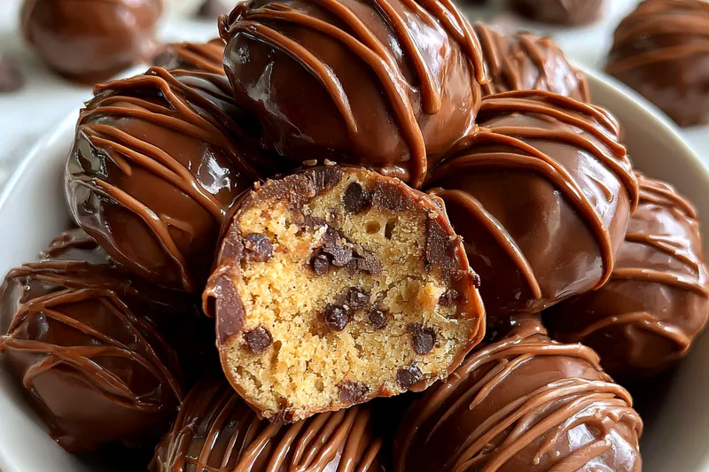 Cooking process for Chocolate Chip Truffle Bites