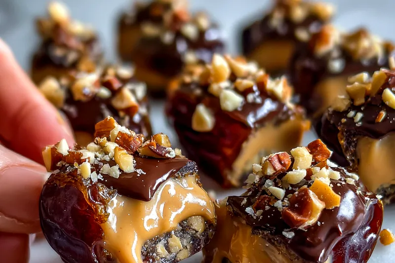 Fresh ingredients for Chocolate Date Nut Bites