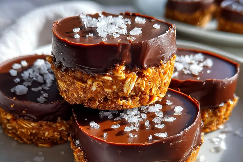 Fresh ingredients for Decadent Chocolate Oat Cups