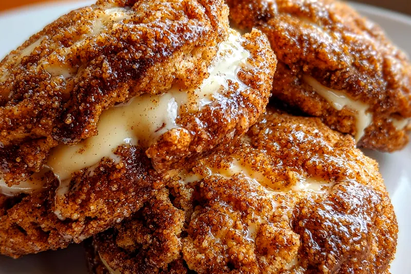 Cooking process for Cinnamon Cheesecake Cookies