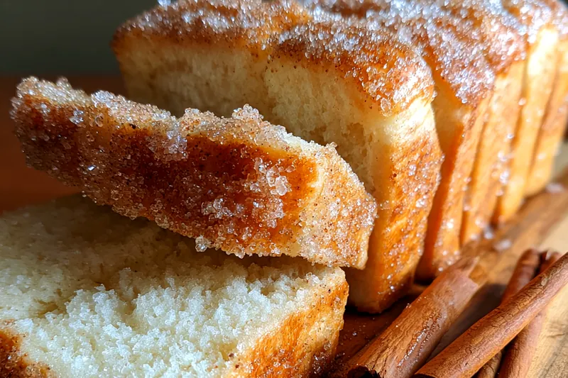 Cooking process for Cinnamon Sugar Bread Loaf