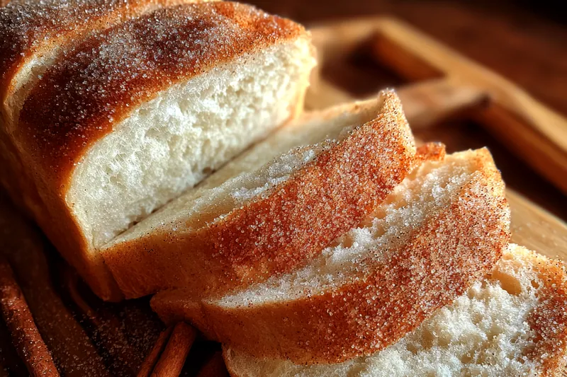 Fresh ingredients for Cinnamon Sugar Bread Loaf