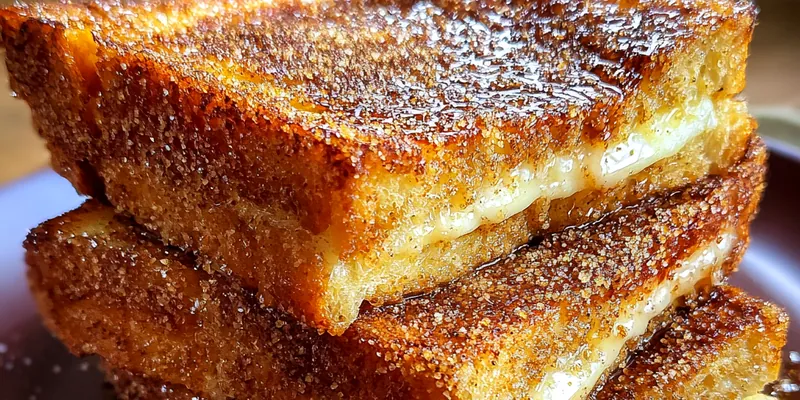 Delicious Delicious Cinnamon Sugar Toast served on a plate