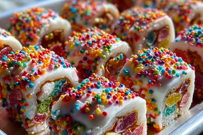 Cooking process for Colorful Cereal Snack Rolls