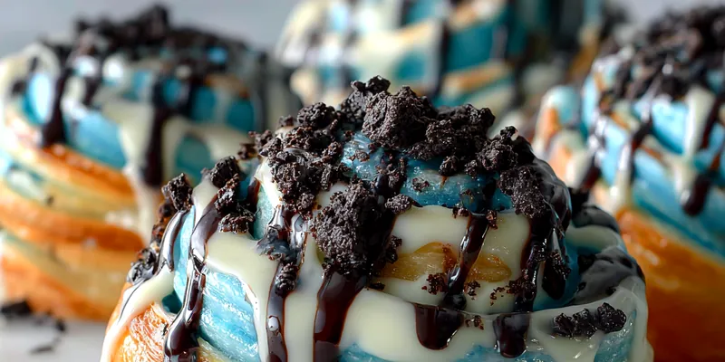 Colorful Cookie Swirl Rolls