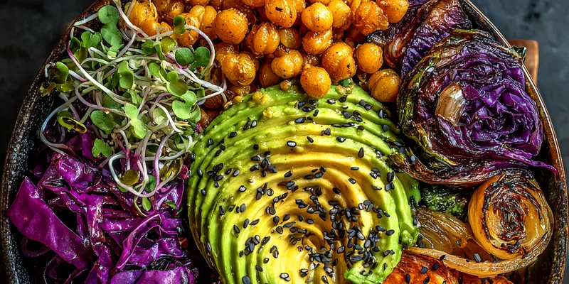 Colorful Vegan Power Bowl