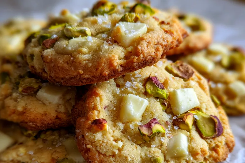 Fresh ingredients for Delicious White Chocolate Cookies