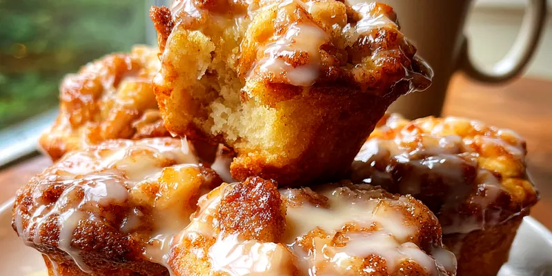 Cozy Apple Fritter Muffins