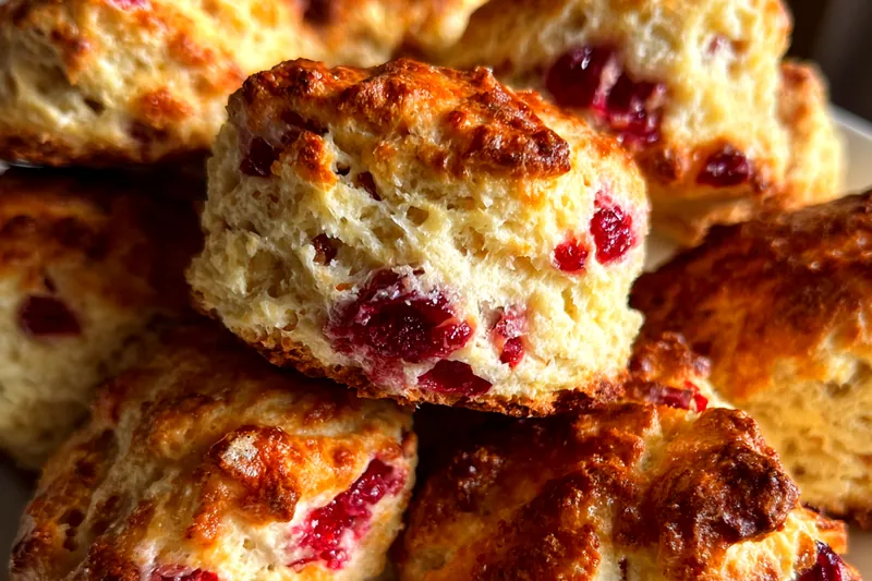 Fresh ingredients for Cranberry Orange Scones