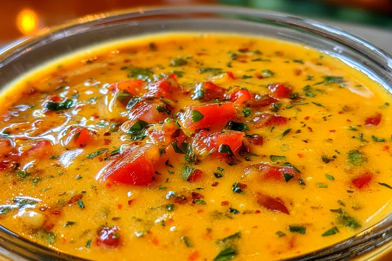 Cooking process for Creamy Cheesy Dip Delight