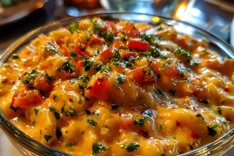 Fresh ingredients for Creamy Cheesy Dip Delight