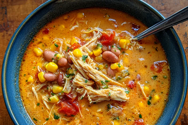 Fresh ingredients for Creamy Chipotle Chicken Soup
