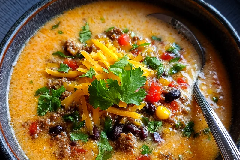 Fresh ingredients for Creamy Hearty Cowboy Soup