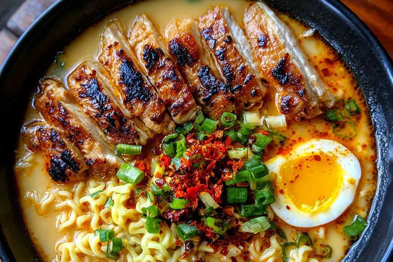 Cooking process for Delicious Creamy Ramen