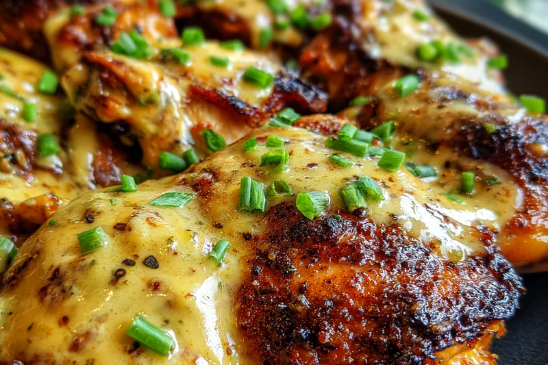 Cooking process for Creamy Herb Grilled Chicken