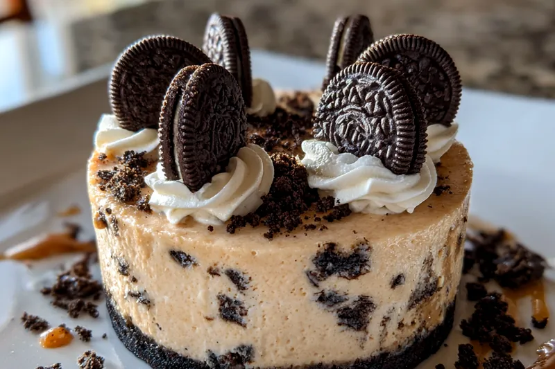 Fresh ingredients for Creamy Oreo Cookie Delight