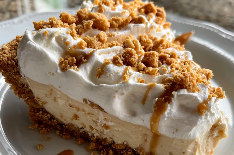 Cooking process for Creamy Peanut Butter Pie