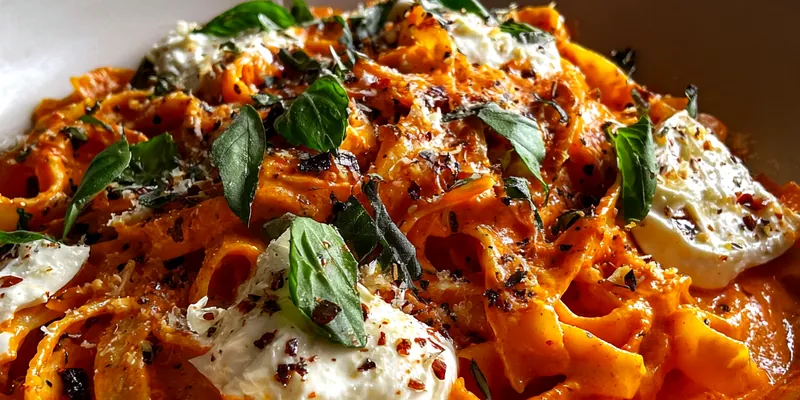 Creamy Red Pepper Pasta