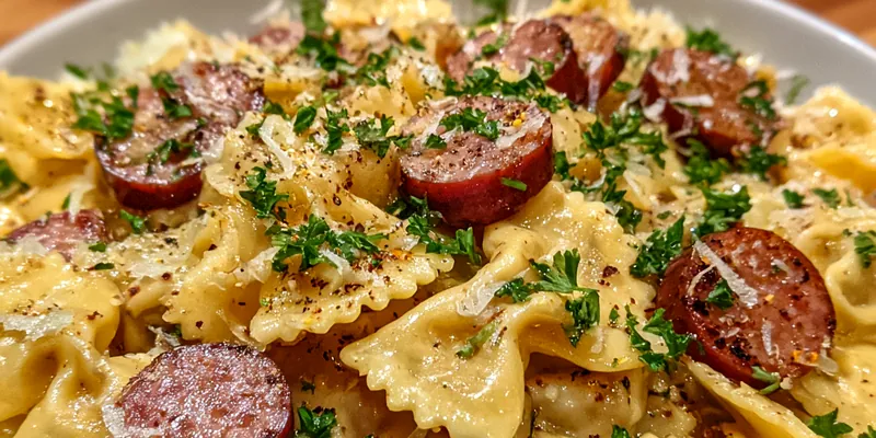Creamy Sausage Pasta Bake