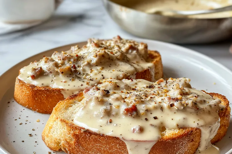 Fresh ingredients for Creamy Toasted Beef Delight