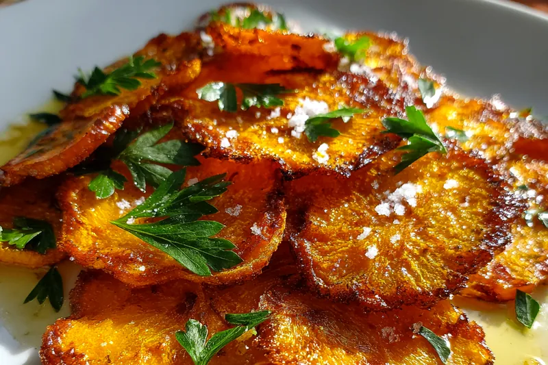 Cooking process for Crispy Carrot Snack Bites