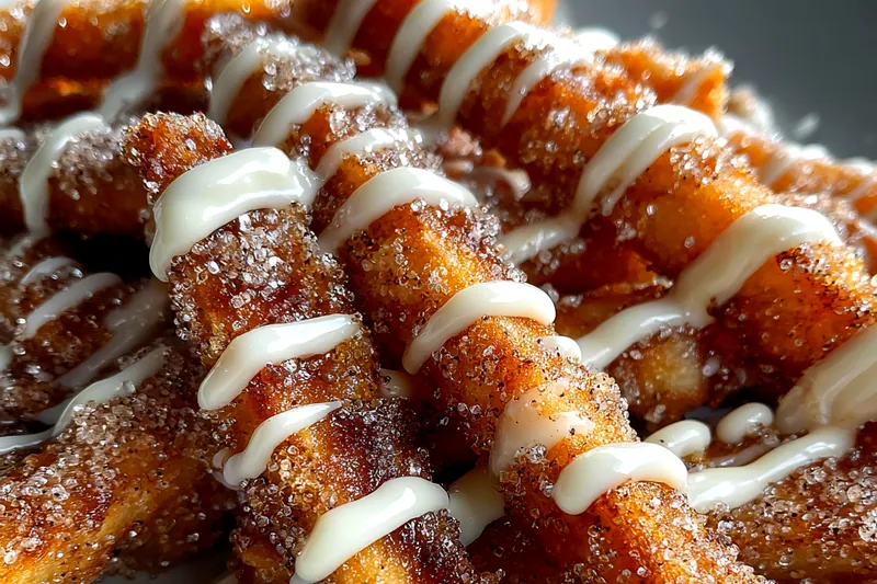 Cooking process for Crispy Cinnamon Apple Fries