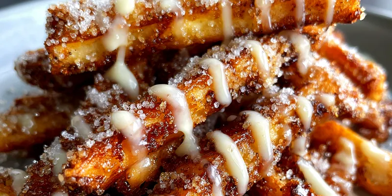 Crispy Cinnamon Apple Fries