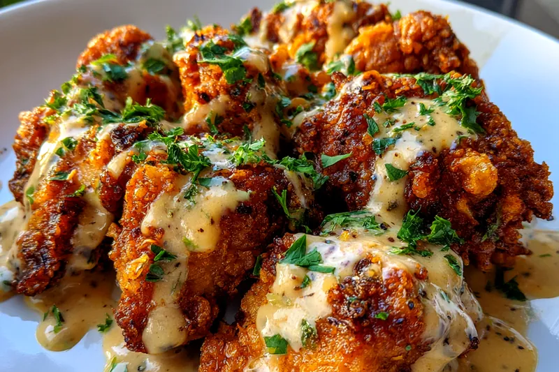 Fresh ingredients for Crispy Garlic Parmesan Chicken