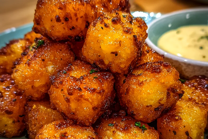 Fresh ingredients for Crispy Gooey Cheese Bites