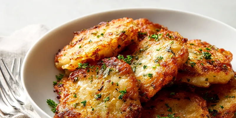 Crispy Herb Potato Fritters (Latkes)