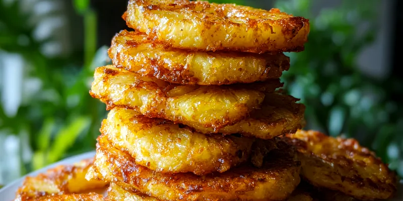 Crispy Pineapple Fritter Delight