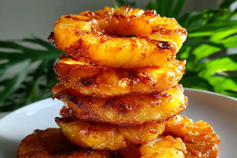 Fresh ingredients for Crispy Pineapple Fritter Delight