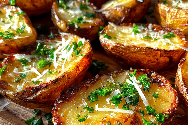 Fresh ingredients for Savory Roasted Potato Skins