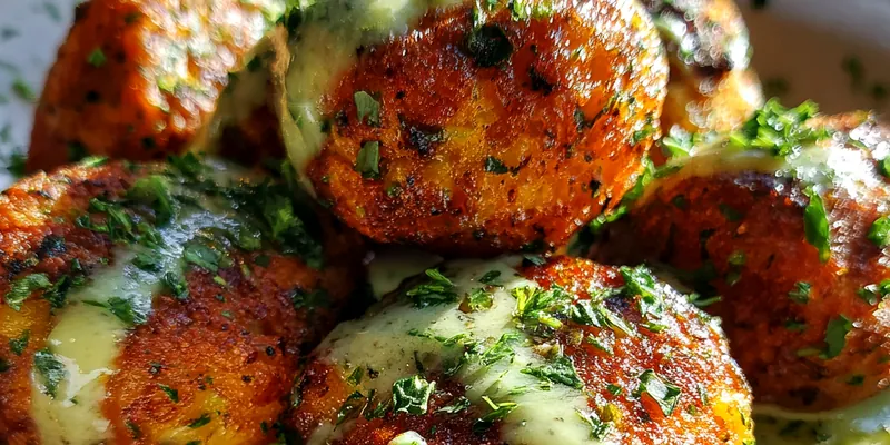 Crispy Salmon Balls with Avocado