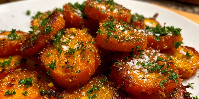 Crispy Smashed Carrots Delight