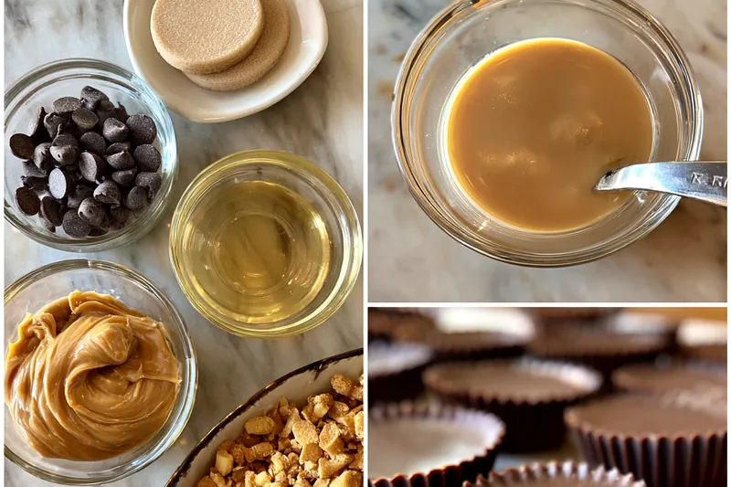 Cooking process for Crunchy Quinoa Chocolate Cups