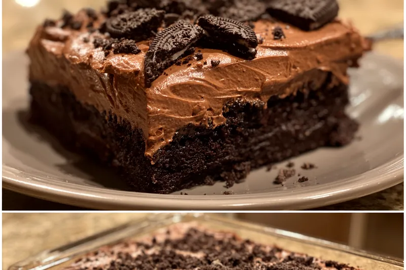 Cooking process for Decadent Chocolate Crunch Cake