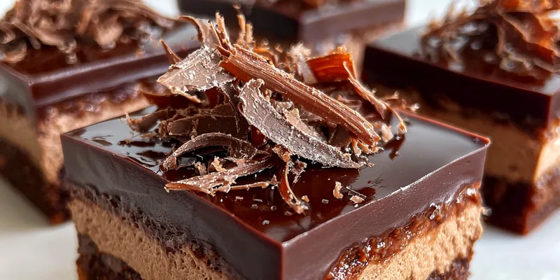 Decadent Chocolate Mousse Squares